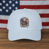 Veteran Eagle USA Flag Dad Cap — Proud Military Veteran Baseball Hat