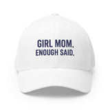 Girl Mom Embroidered Cap, Gift for Mothers, Stylish Hat for Casual Wear, Perfect for Baby Showers, Mother's Day Gift