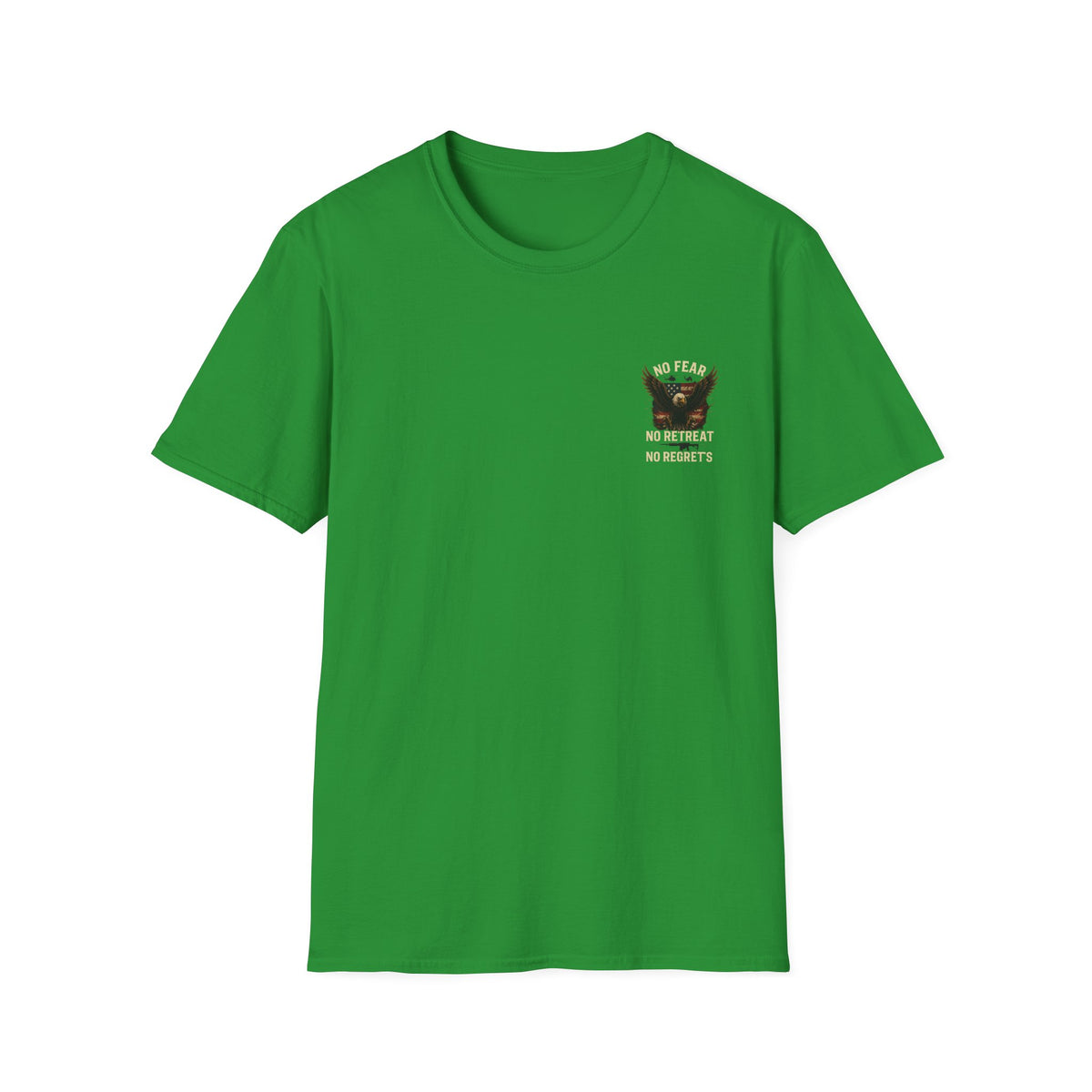 Unisex Graphic Tee | No Fear, No Retreat, No Regrets T-Shirt