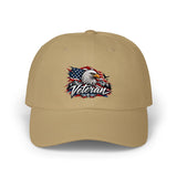 Veteran Eagle Dad Cap — American Flag Embroidered Baseball Hat