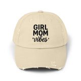 Unisex Distressed Cap for Girl Moms, Casual Hat Gift, Trendy Headwear, Summer Accessory, Outdoor Fashion, Everyday Wear