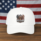 Veteran Eagle Skull Dad Cap – Patriotic American Flag Baseball Hat