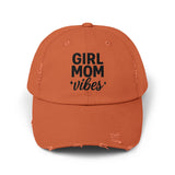 Unisex Distressed Cap for Girl Moms, Casual Hat Gift, Trendy Headwear, Summer Accessory, Outdoor Fashion, Everyday Wear