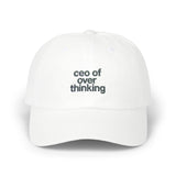 CEO of Overthinking Dad Cap