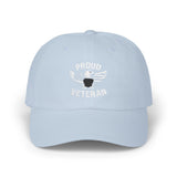 Proud Veteran Classic Dad Cap, Adjustable Cap for Dads, Gift for Veterans, Casual Headwear for Men, Military Appreciation Merch