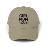 Unisex Distressed Cap for Girl Moms, Casual Hat Gift, Trendy Headwear, Summer Accessory, Outdoor Fashion, Everyday Wear