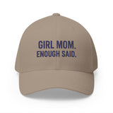 Girl Mom Embroidered Cap, Gift for Mothers, Stylish Hat for Casual Wear, Perfect for Baby Showers, Mother's Day Gift