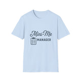 Mini-Me Manager T-Shirt, Cute Parent-Child Matching Shirt