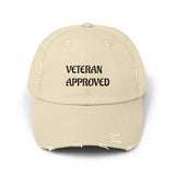 Veteran Approved Distressed Cap | Unisex Hat for Casual Style | Ideal for Veterans Day, Gift for Military Families, Everyday Wear, [...]