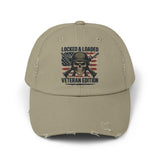 locked & loaded Unisex Distressed Cap