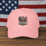 Veteran Eagle Skull Dad Cap – Patriotic American Flag Baseball Hat