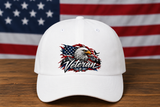 Veteran Eagle Dad Cap — American Flag Embroidered Baseball Hat