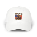 Classic Dad Cap with 'Tread On Me' Design