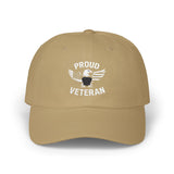 Proud Veteran Classic Dad Cap, Adjustable Cap for Dads, Gift for Veterans, Casual Headwear for Men, Military Appreciation Merch