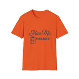 Mini-Me Manager T-Shirt, Cute Parent-Child Matching Shirt