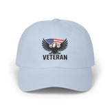 Patriotic Veteran Dad Cap | Adjustable Baseball Hat | Gift for Veterans | Casual Outdoor Wear | 4th of July