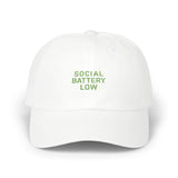 Social Battery Low Dad Cap