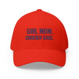 Girl Mom Embroidered Cap, Gift for Mothers, Stylish Hat for Casual Wear, Perfect for Baby Showers, Mother's Day Gift