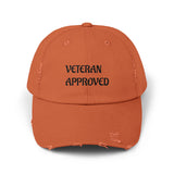 Veteran Approved Distressed Cap | Unisex Hat for Casual Style | Ideal for Veterans Day, Gift for Military Families, Everyday Wear, [...]