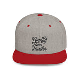Nap Time Hustler Flat Bill Snapback