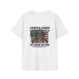 Patriotic Veteran T-Shirt - Locked & Loaded Design