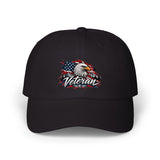 Veteran Eagle Dad Cap — American Flag Embroidered Baseball Hat