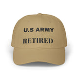 U.S. Army Retired Cap - Classic Dad Cap for Veterans, Military Gift, Casual Wear, Unisex Hat, Patriotic Accessory