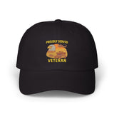 Veteran Dad Cap, proudly served veteran