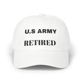 U.S. Army Retired Cap - Classic Dad Cap for Veterans, Military Gift, Casual Wear, Unisex Hat, Patriotic Accessory