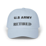 U.S. Army Retired Cap - Classic Dad Cap for Veterans, Military Gift, Casual Wear, Unisex Hat, Patriotic Accessory