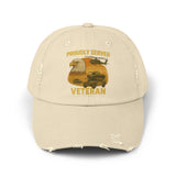 Unisex Distressed Cap for Veterans, Proudly Served