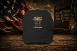 Price of Freedom Patriotic Baseball Hat - Veteran Mockup